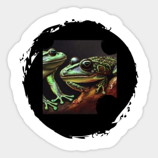frogs Sticker